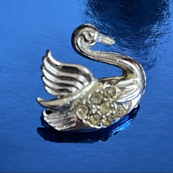 Vintage Mother & Baby Swan Brooches - Picture 3 of 6